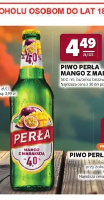 Piwo Perła Mango z Marakują promocja w Stokrotka