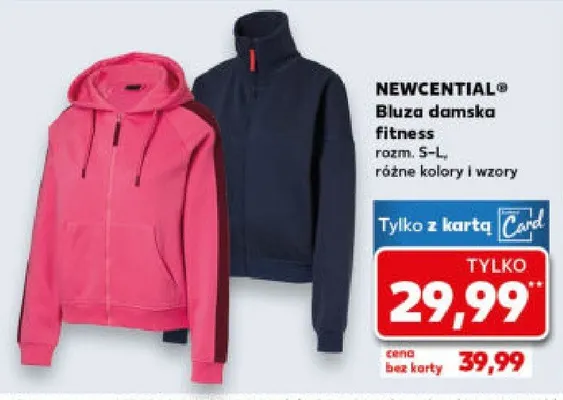 Bluza damska fitness różne kolory i wzory promocja w Kaufland
