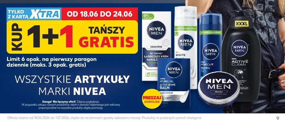 Żel do golenia Nivea Men Sensitive promocja w Kaufland