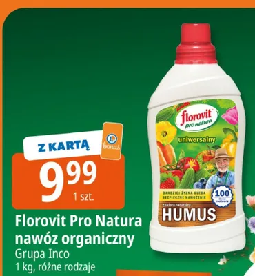 Florovit Pro Natura nawóz organiczny promocja w Leclerc
