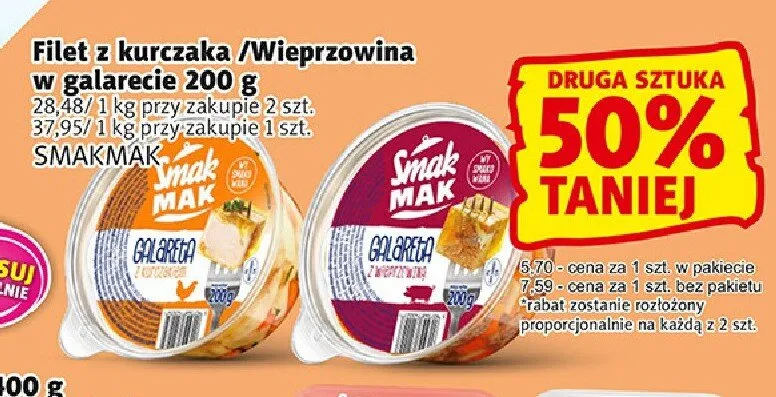 Filet w galarecie Smakmak promocja w Prim Market