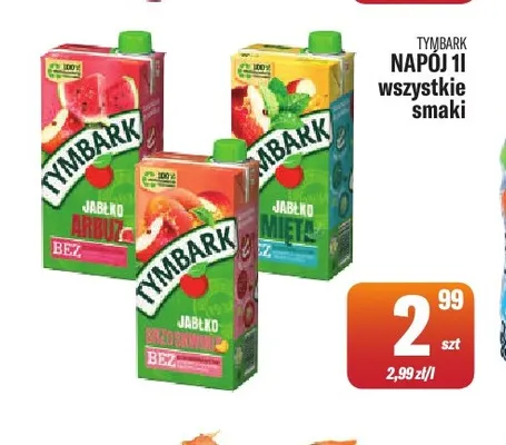 Napój Tymbark promocja w Tomi Markt
