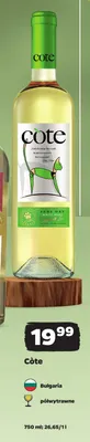 Wino białe Còte promocja w Netto