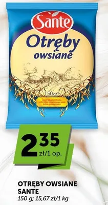Otręby owsiane Sante promocja w Euro Sklep