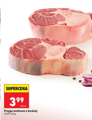 Pręga wołowa z kością promocja w Biedronka