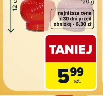 Znicz szklany Kula promocja w Carrefour Market