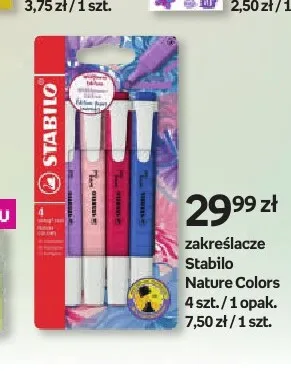 Zakreślacze Stabilo Nature Colors promocja w Empik