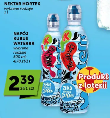 Napój Kubuś Waterrr Truskawka promocja w Euro Sklep