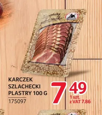Karczek szlachecki plastry ZMB Białystok promocja w Selgros