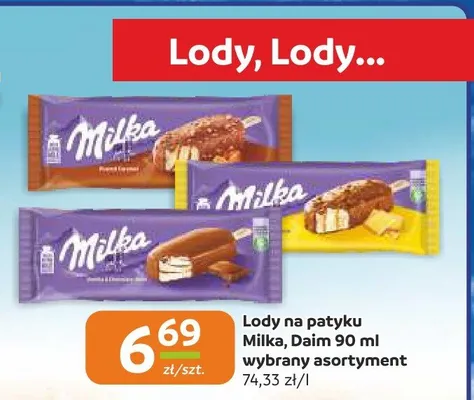 Lody na patyku Daim promocja w Gama