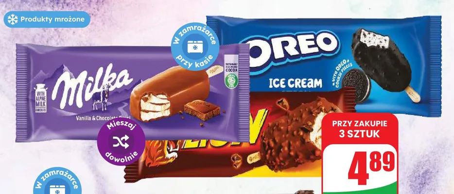 Lody na patyku Lion promocja w Dino
