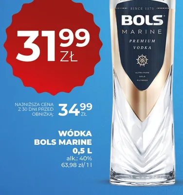 Wódka marine premium promocja w Duży Ben