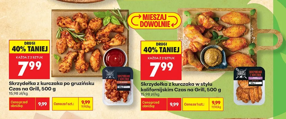 Skrzydełka z kurczaka Czas na Grill promocja w Biedronka