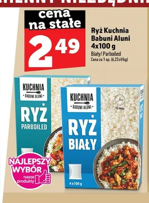 Ryż parboiled Kuchnia Babuni Aluni promocja w TOPAZ