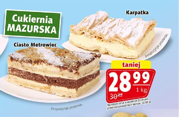 Karpatka Cukiernia Mazurska promocja w Prim Market