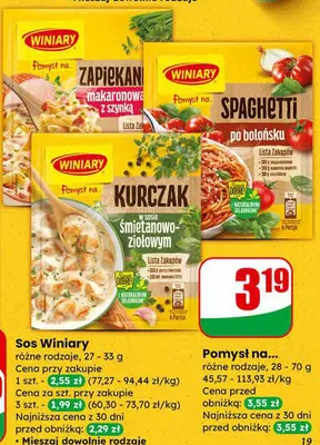 Pomysł na... różne rodzaje promocja w Dino