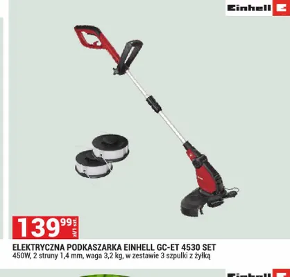 Elektryczna podkaszarka Einhell GC-ET 4530 Set promocja w Merkury Market