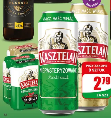 Piwo Kasztelan promocja w Dino
