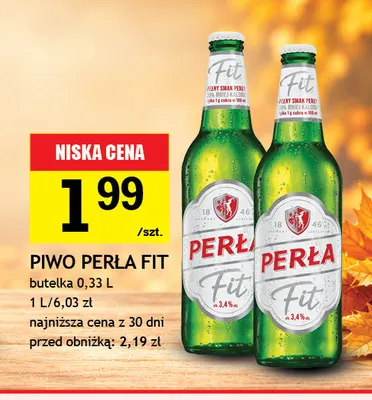 Piwo Perła Fit promocja w Gram Market