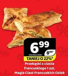 Przekąski z ciasta francuskiego Magia Ciast Francuskich Osiek promocja w Delfin