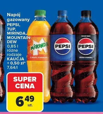 Napój gazowany Pepsi promocja w Carrefour
