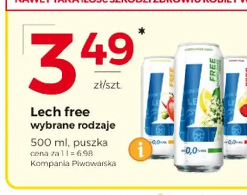 Piwo bezalkoholowe Lech promocja w Frac