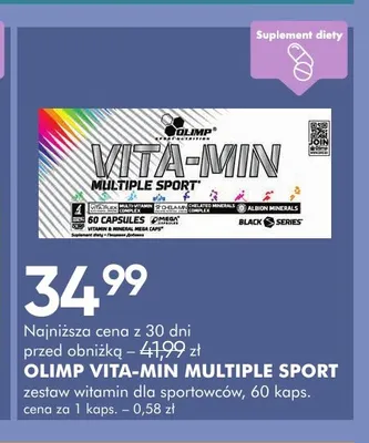 Zestaw witamin dla sportowców Olimp Vita-Min Multiple Sport promocja w Super-Pharm