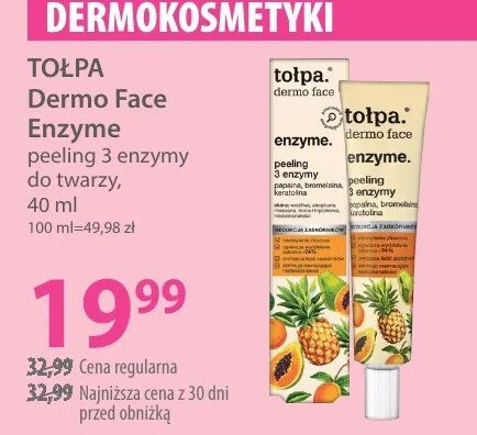 Peeling TOLPA Dermo Face Enzyme promocja w Hebe