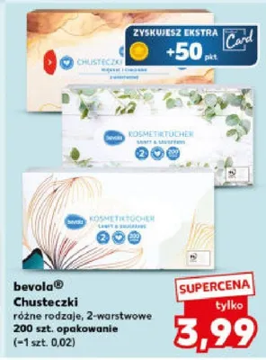 Chusteczki różne rodzaje, 2-warstwowe 200szt. opakowanie promocja w Kaufland