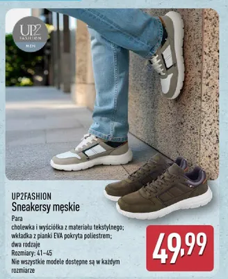 Sneakersy męskie promocja w Aldi