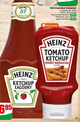 Ketchup Heinz promocja w Dino