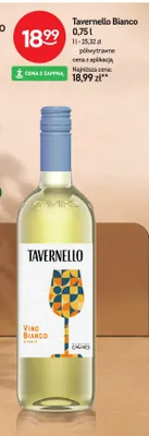 Wino białe półwytrawne Tavernello Bianco promocja w Żabka