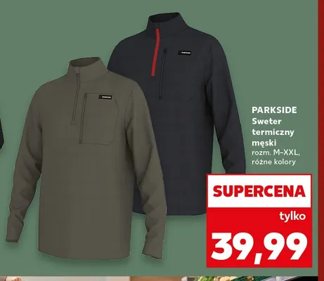 Sweter termiczny męski Parkside promocja w Kaufland