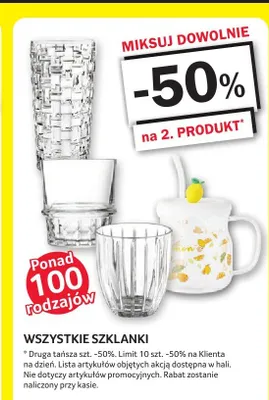 Szklanki promocja w Selgros