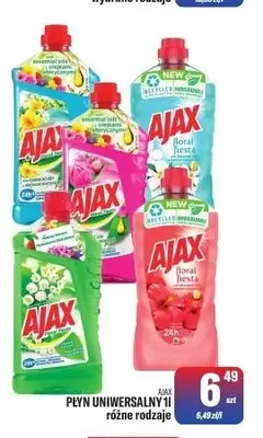 Płyn uniwersalny Ajax promocja w Tomi Markt