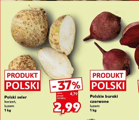 Seler korzeń polski luzem promocja w Kaufland