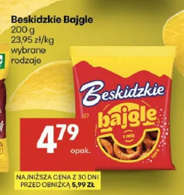 Beskidzkie Bajgle z solą promocja w Delikatesy Centrum