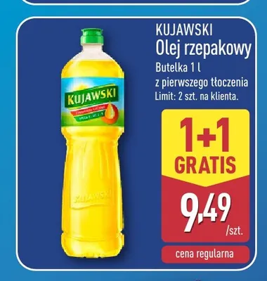 Olej rzepakowy Kujawski promocja w Aldi