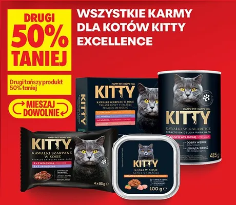 Karma dla kotów Kitty Excellence promocja w Biedronka