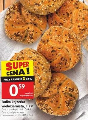 Bułka kajzerka wieloziarnista promocja w Twój Market