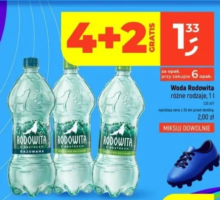 Woda mineralna Rodowita z Roztocza niegazowana promocja w Dealz