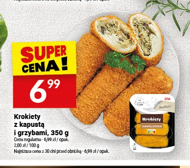 Krokiety z kapustą i grzybami Białecki Kuchnia promocja w Twój Market