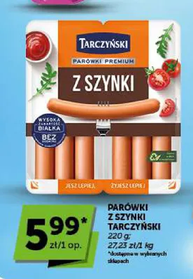 Parówki z szynki Tarczyński promocja w ABC