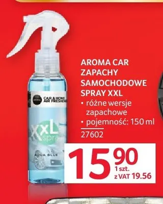 Zapachy samochodowe spray XXL Aroma Car 150ml promocja w Selgros