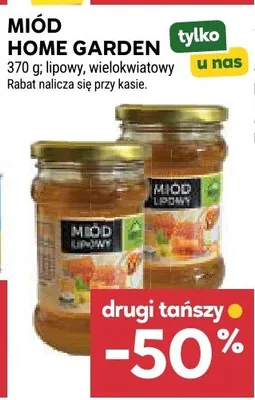 Miód lipowy Home Garden promocja w Stokrotka