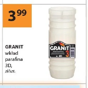 Wkład parafina 3D Granit promocja w Drogerie Laboo
