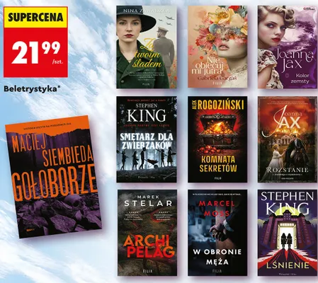 Książka Lśnienie Stephen King promocja w Biedronka