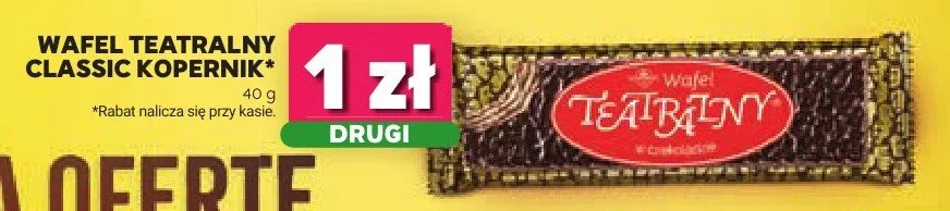 Wafel Teatralny Classic Kopernik promocja w Stokrotka