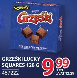 Grzeski Lucky Squares 128 g promocja w Selgros