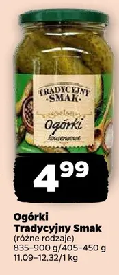 Ogórki konserwowe Tradycyjny Smak promocja w Netto